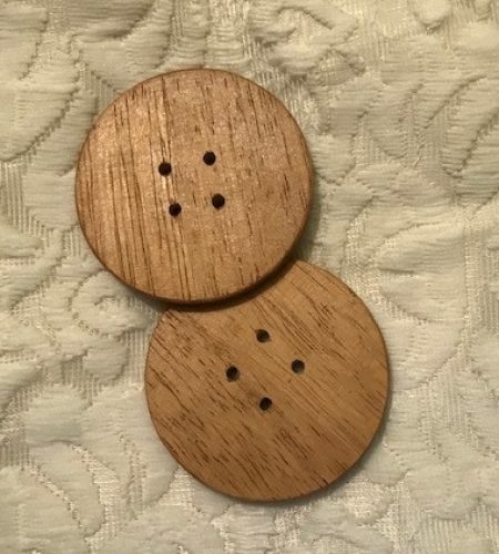stained 2 inch buttons